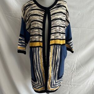 Missoni Black and Cream Knit Cardigan